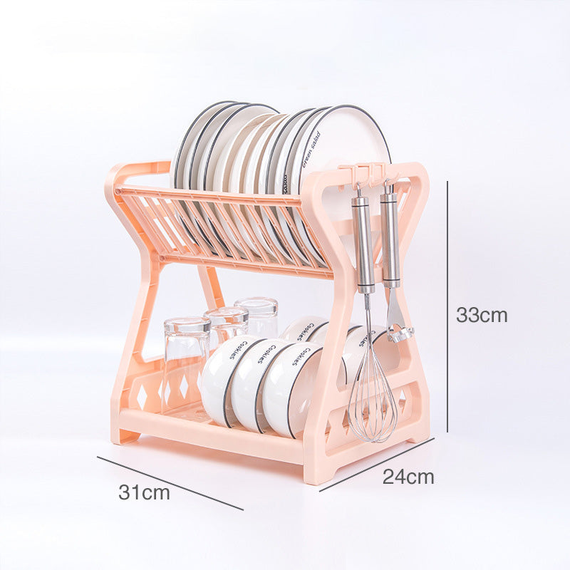 Double Layered Dish Rack