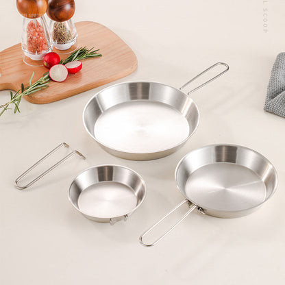 Stainless Steel Folding Frying Pan