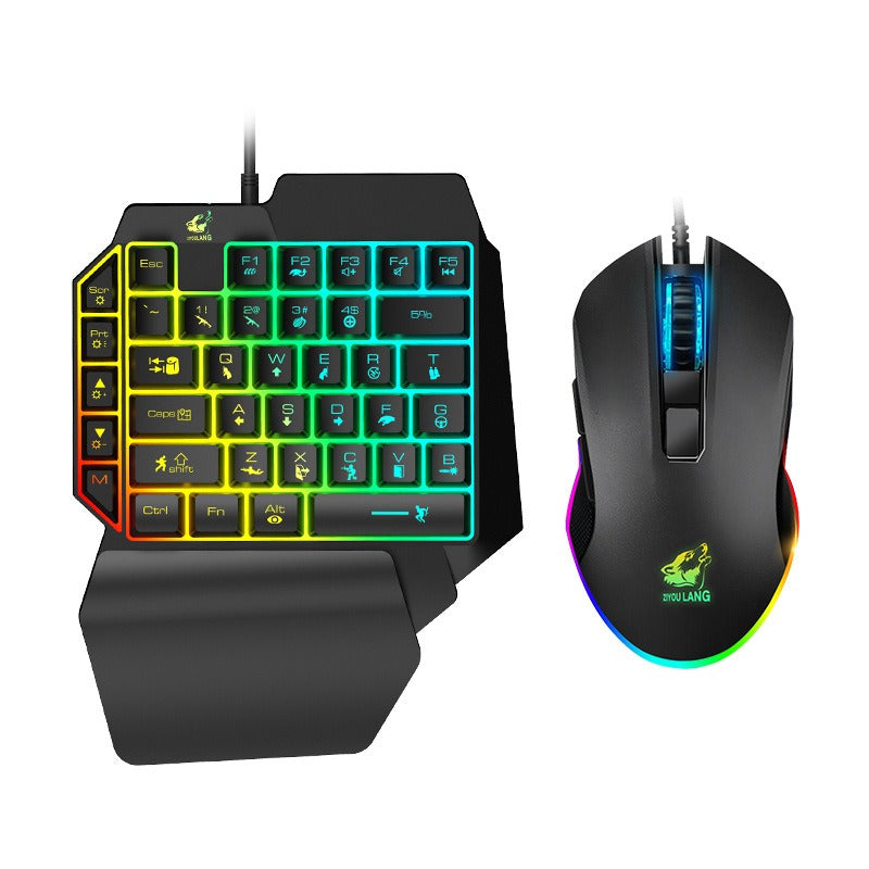 One handed Keyboard and Mouse Set