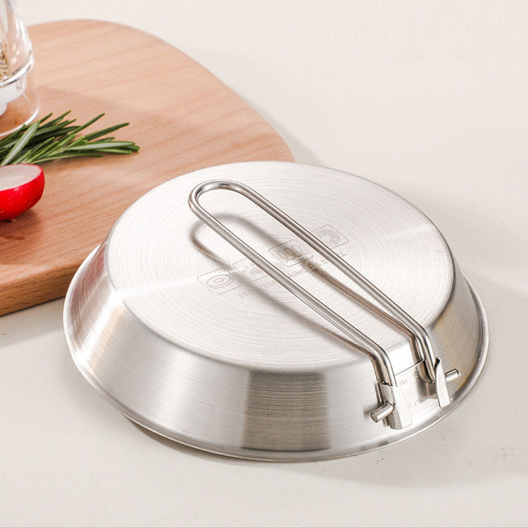 Stainless Steel Folding Frying Pan