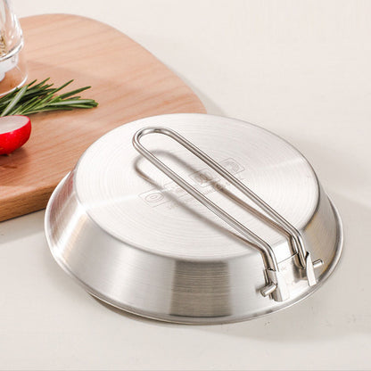 Stainless Steel Folding Frying Pan