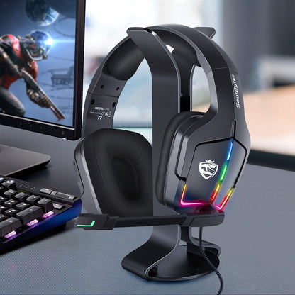 S12 Head Mounted Gaming Headset Wired RGB