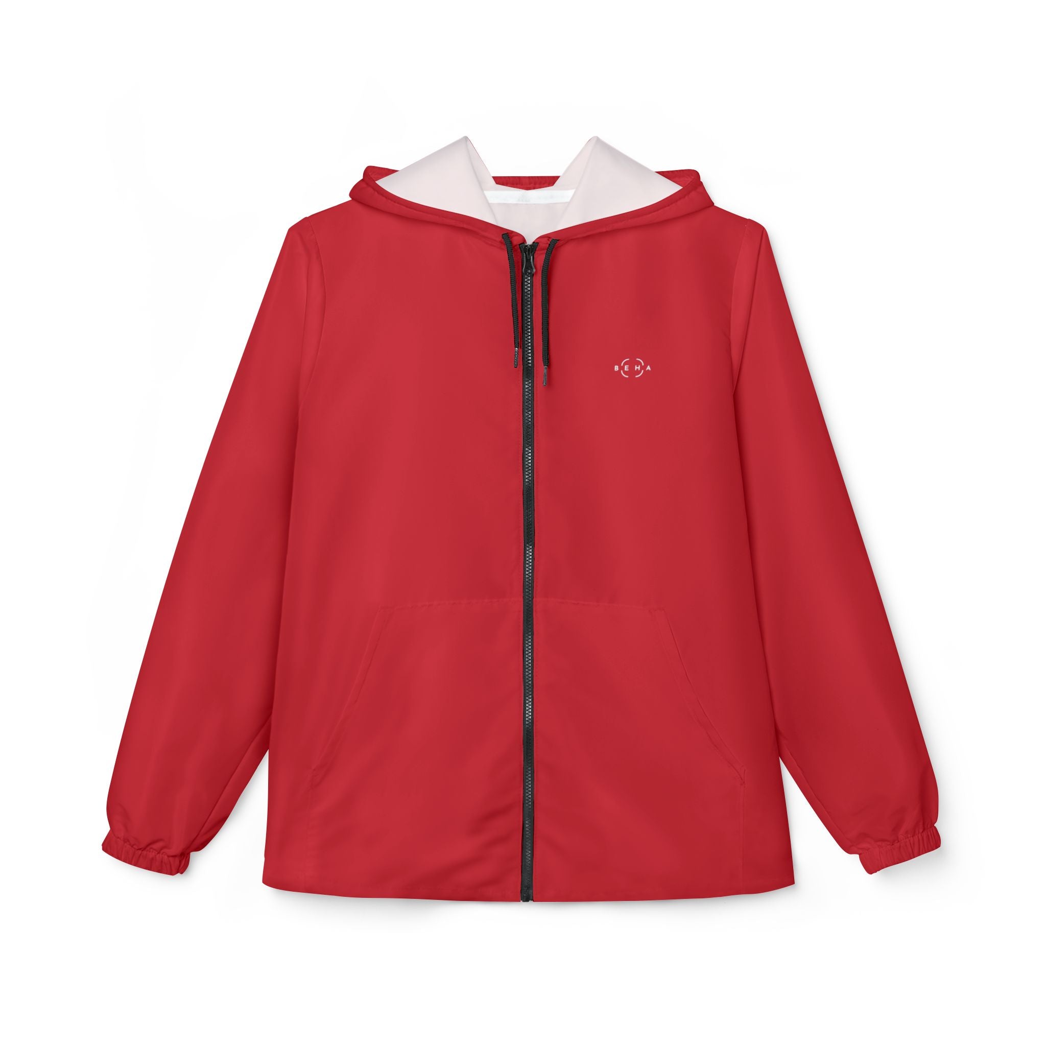 Athletic Windbreaker Jacket with Hood