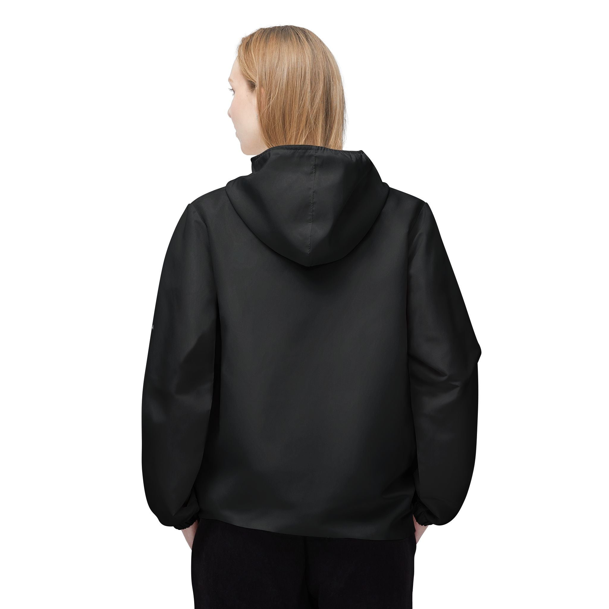 Athletic Windbreaker Jacket with Hood