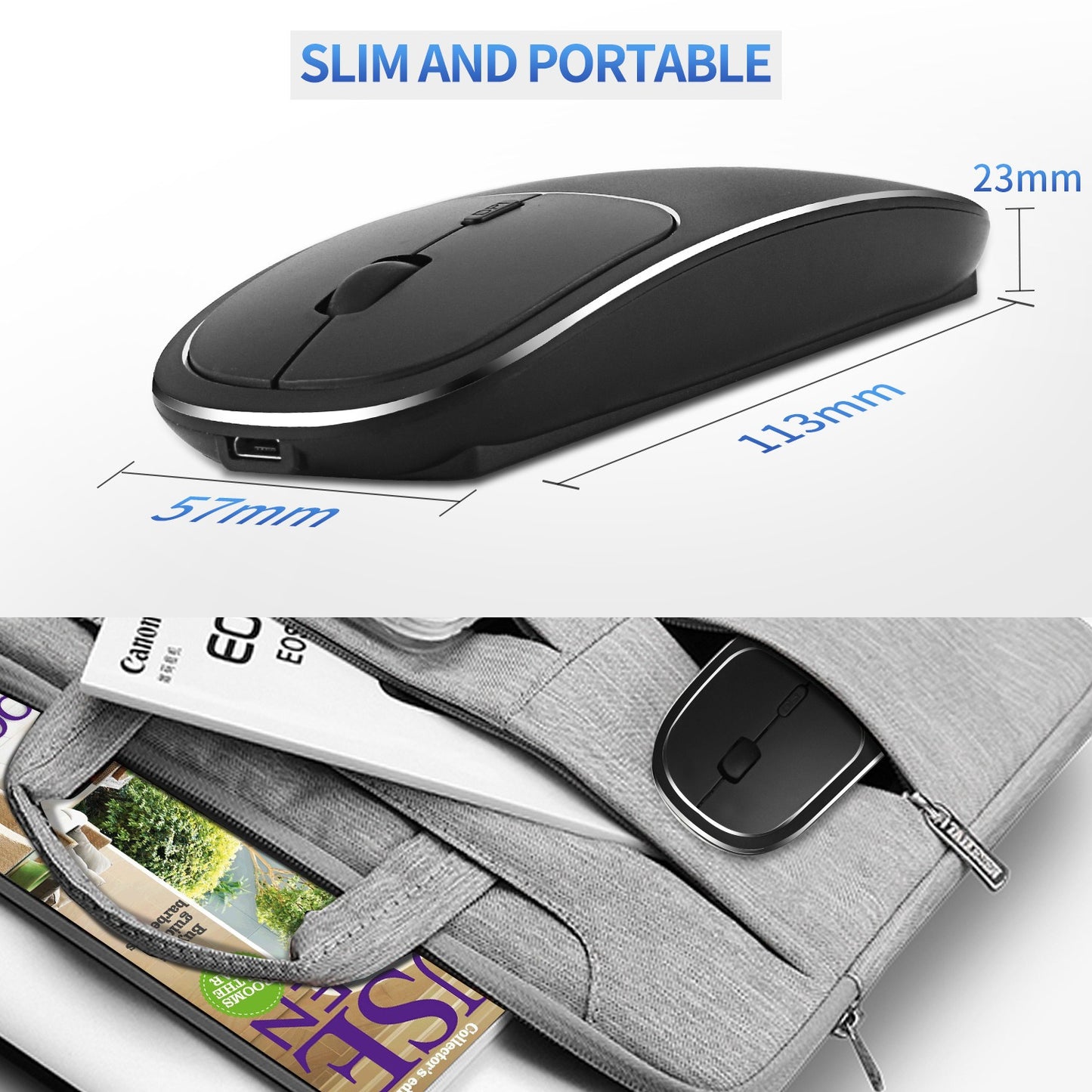 Wireless Bluetooth Computer Mouse