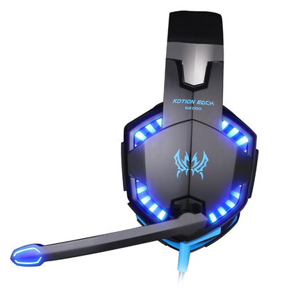 Gaming Earphones with Wired Illumination