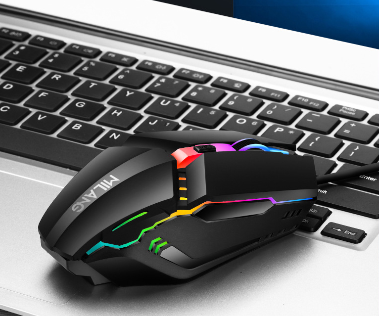 Wired Illuminated Gaming Computer Mouse