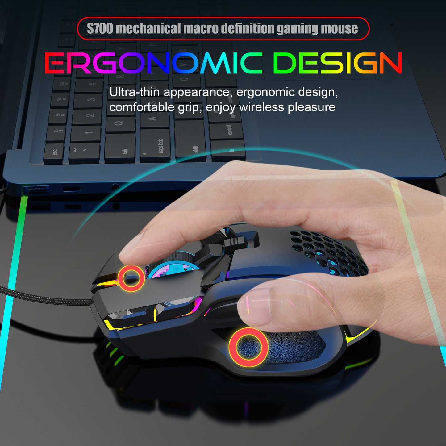 Thumb Slotted Gaming Mouse