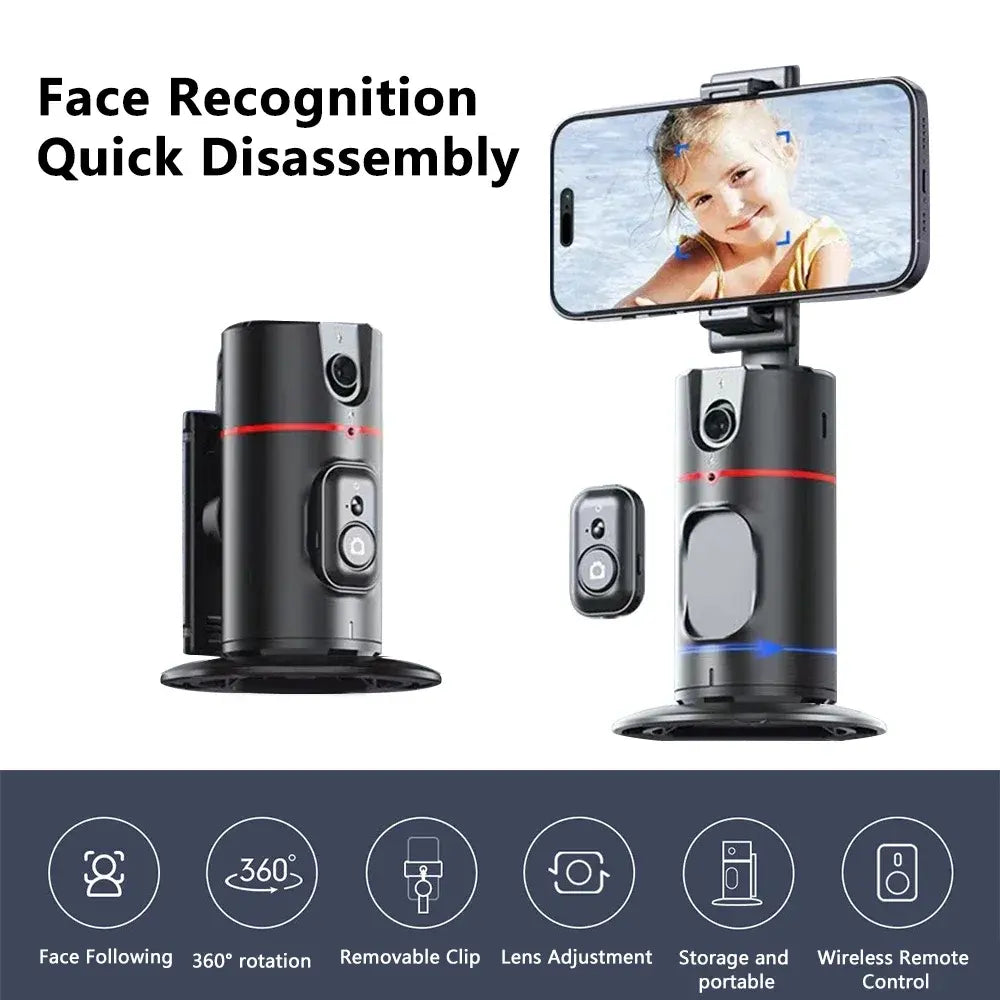 360 Auto Face Tracking Gimbal Auto Tracking Phone Holder