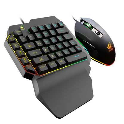 One handed Keyboard and Mouse Set