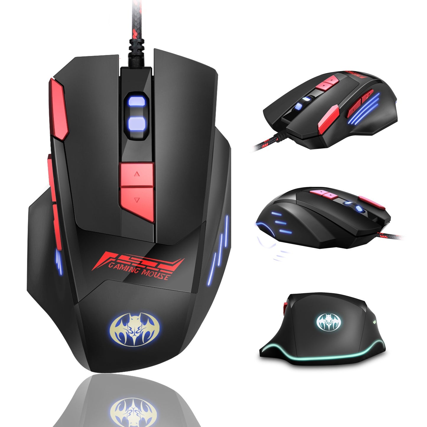 USB Gaming Mouse with 8 Buttons