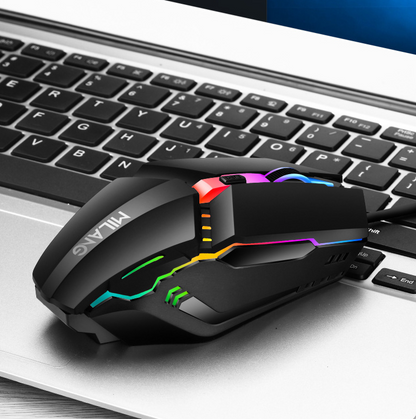 Wired Illuminated Gaming Computer Mouse