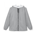 Athletic Windbreaker Jacket with Hood