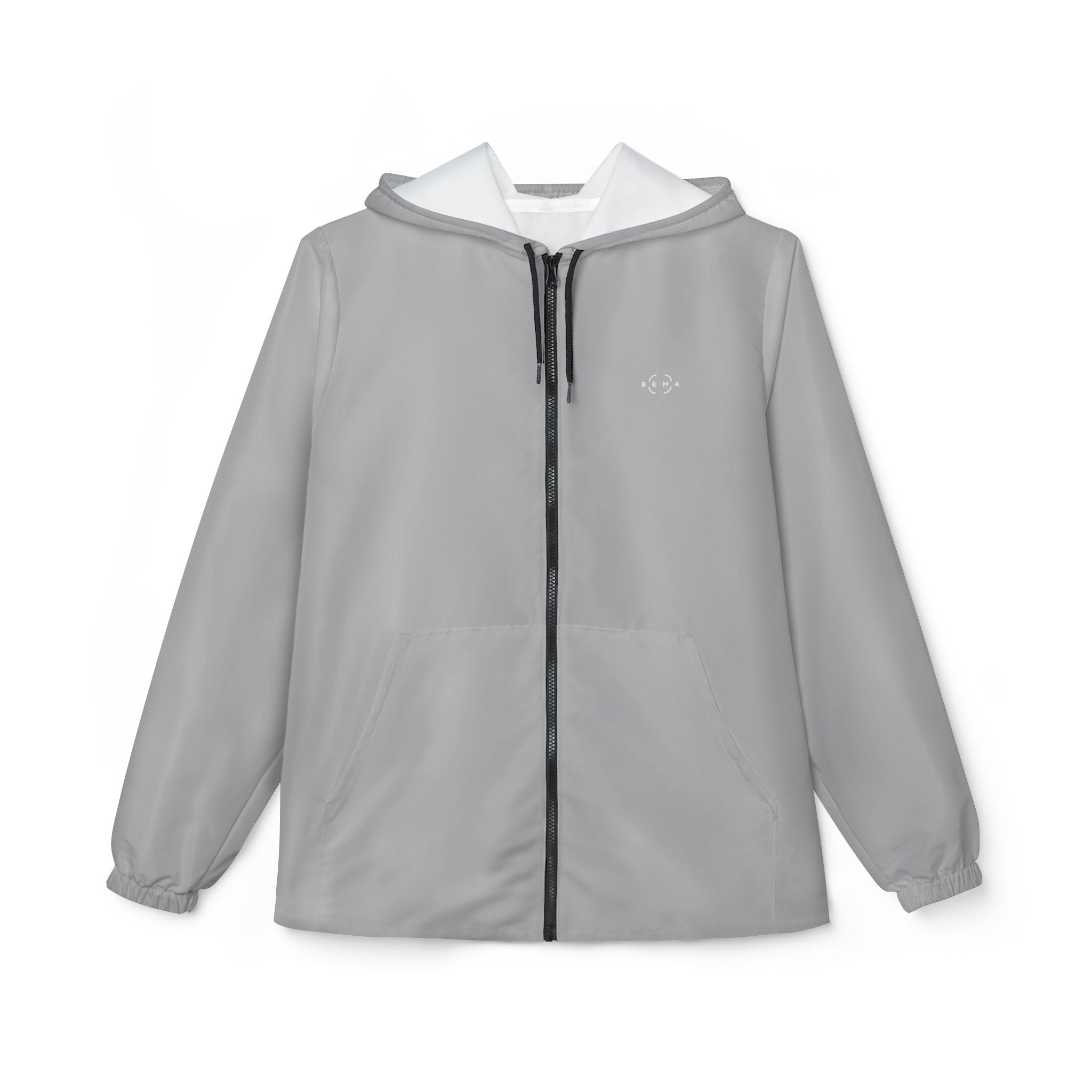 Athletic Windbreaker Jacket with Hood