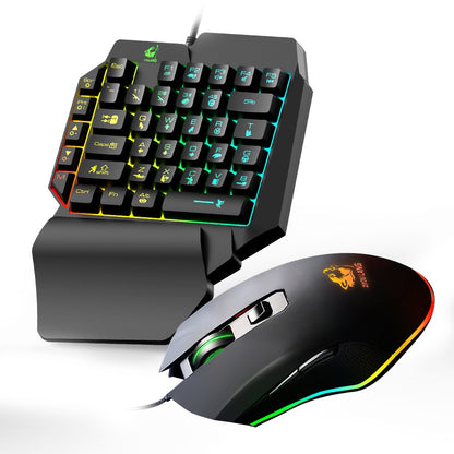 One handed Keyboard and Mouse Set