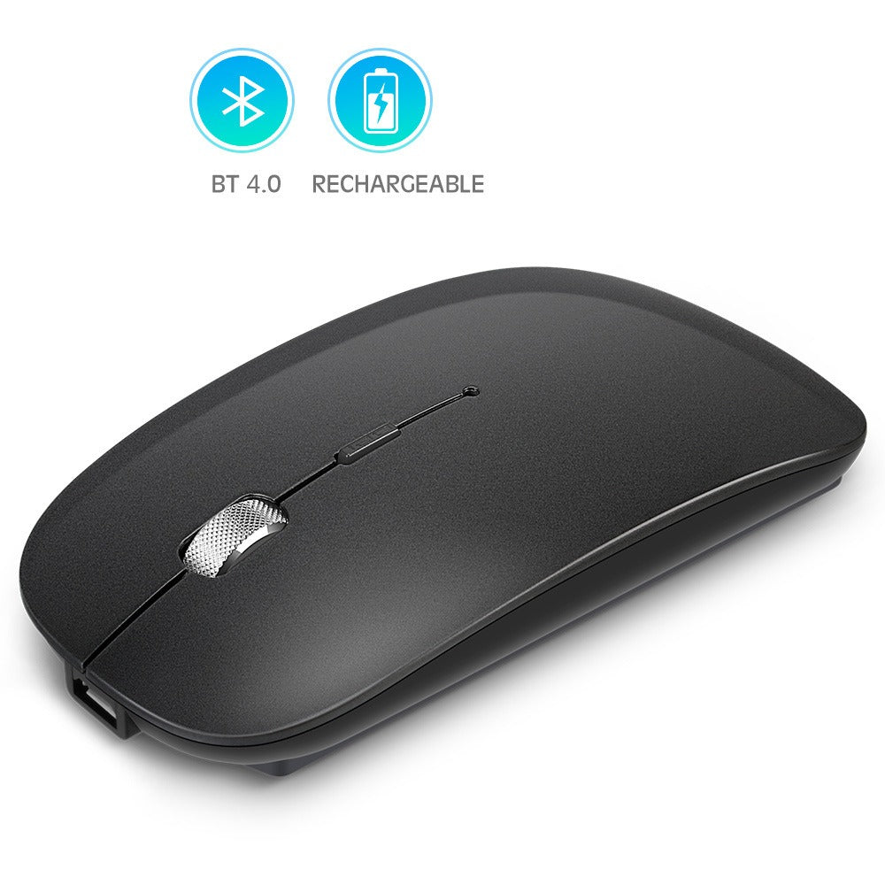 Rechargeable metal roller wireless Bluetooth mouse dual-mode mobile phone tablet wireless mouse