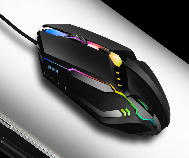 Wired Illuminated Gaming Computer Mouse