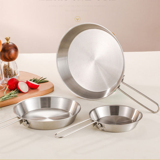 Stainless Steel Folding Frying Pan