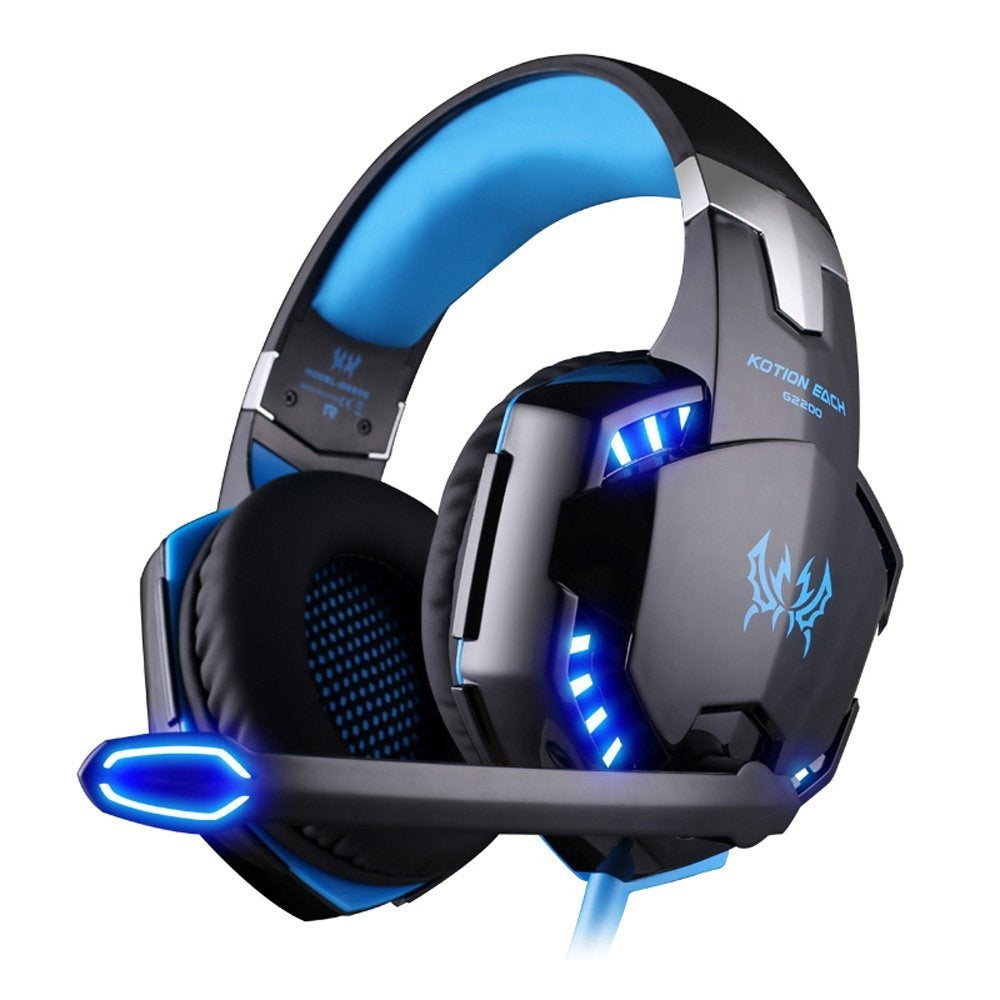 Gaming Earphones with Wired Illumination