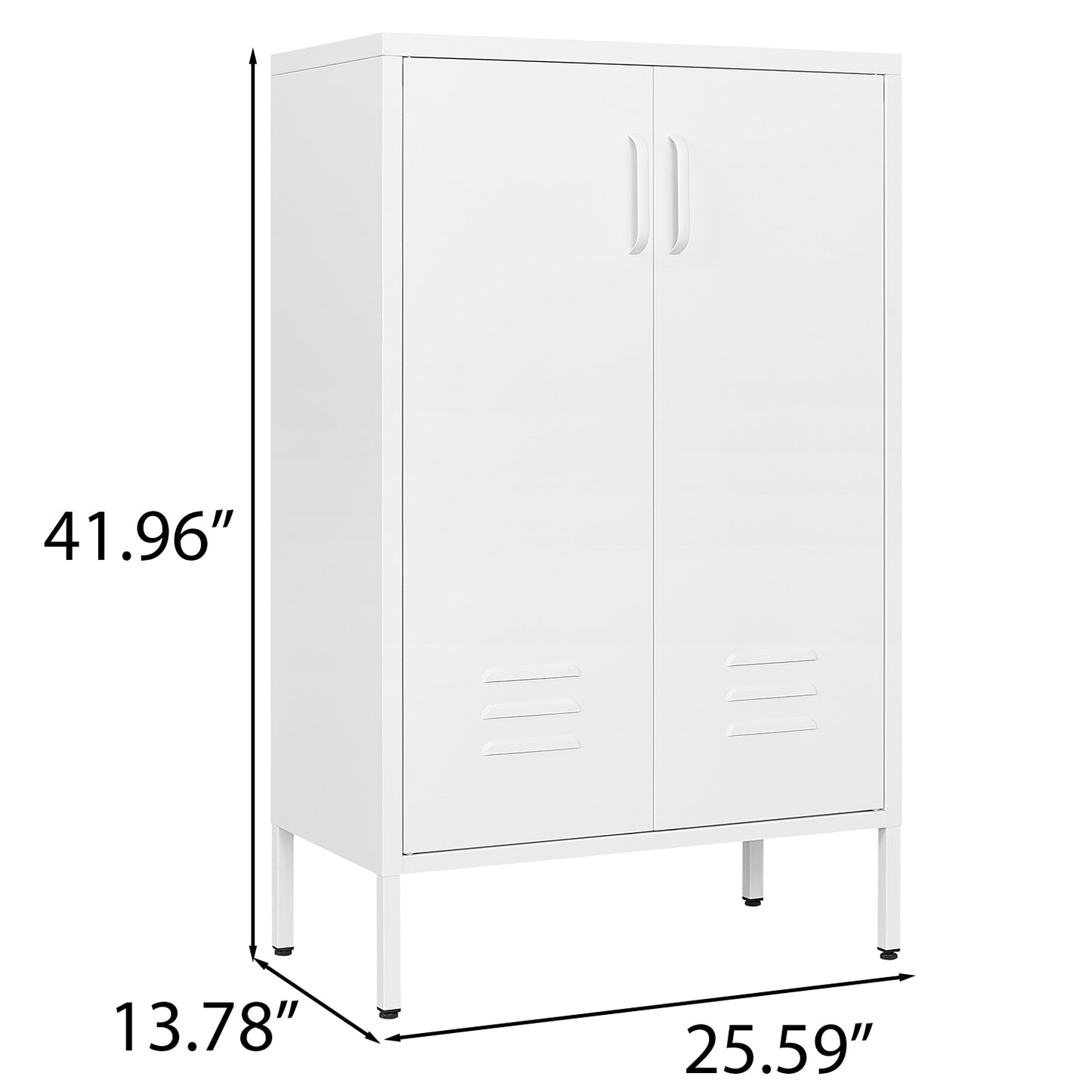 Steel White Storage Cabinet