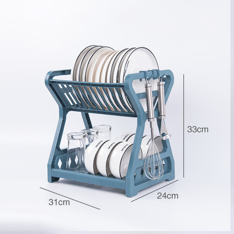 Double Layered Dish Rack