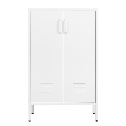 Steel White Storage Cabinet