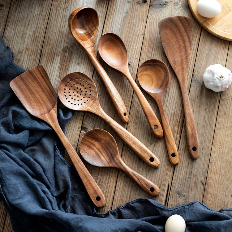 Wooden Kitchenware Set