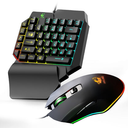 One handed Keyboard and Mouse Set